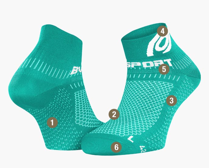 Socks Light 3D blue/white